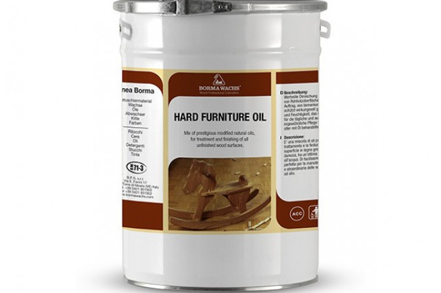 Олія для меблів підвищеної твердості HARD FURNITURE OIL BORMA WACHS,